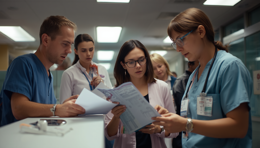 Health insurance claim rejected due to missing emergency admission records